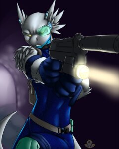Rating: Safe Score: 0 Tags: 4:5 aiming anthro belt clothing drayk_dagger e621 faint form_fitting gun handgun hi_res holding_gun holding_object holding_ranged_weapon holding_weapon male perfect_dark pistol ranged_weapon rareware scalie shurian simple_background skinsuit solo tail tapering_tail tight_clothing visor weapon User: bunchy7s
