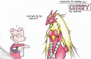 Rating: Questionable Score: 0 Tags: anthro avian bird blaziken blue_eyes breasts cherry_(ricedawg) clasped_hands clothing colored_pencil_(artwork) convenient_censorship creating_art duo e621 easel eyewear female generation_3_pokemon glasses hair hi_res long_hair male mixed_media nintendo non-mammal_breasts o~o pen_(artwork) pencil_(object) pokemon pokemon_(species) red_body red_skin ricedawg shirt shirt_logo sitting topwear traditional_media_(artwork) User: bunchy7s