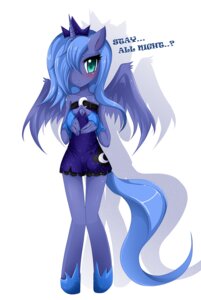 Rating: Safe Score: 0 Tags: alternate_species anthro anthrofied blue_body blue_feathers blue_hair blush clothed clothing crown cutie_mark dress e621 equid equine feathered_wings feathers female friendship_is_magic hair hasbro headgear horn human humanized jinzhan kemono long_hair looking_at_viewer mammal my_little_pony mythological_creature mythological_equine mythology nervous princess princess_luna_(mlp) royalty shadow short_dress shy simple_background solo tail thigh_gap white_background winged_unicorn wings User: bunchy7s