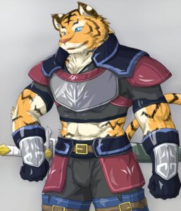 Rating: Safe Score: 0 Tags: abs anthro armor belt biceps blue_eyes bottomwear clothed clothing e621 felid fully_clothed fur gloves handwear kemono male mammal melee_weapon muscular muscular_anthro muscular_male pantherine pants shirt solo stripes sword tail tiger topwear weapon wildheit User: bunchy7s Rating: Safe Score: 0 Tags: abs anthro armor belt biceps blue_eyes bottomwear clothed clothing e621 felid fully_clothed fur gloves handwear kemono male mammal melee_weapon muscular muscular_anthro muscular_male pantherine pants shirt solo stripes sword tail tiger topwear weapon wildheit User: bunchy7s