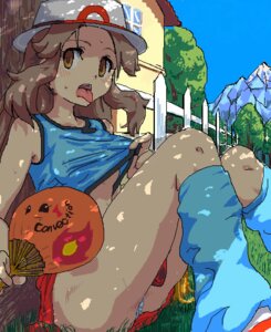 Rating: Explicit Score: 0 Tags: artist_request blue_socks breasts fan female female_only hat human human_only leaf_(pokemon) loose_socks no_bra oekaki open_mouth panties pantyshot pokemon porkpie_hat rule34 socks solo source_request sweat tongue underboob User: bunchy7s