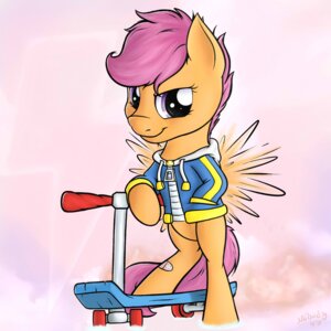 Rating: Safe Score: 0 Tags: 1:1 clothing cloud e621 equid equine feathered_wings feathers female feral friendship_is_magic hair hasbro hi_res jacket looking_at_viewer mammal mrardilla my_little_pony mythological_creature mythological_equine mythology orange_body orange_feathers pegasus purple_eyes purple_hair scootaloo_(mlp) scooter smile solo topwear wings young young_feral User: bunchy7s