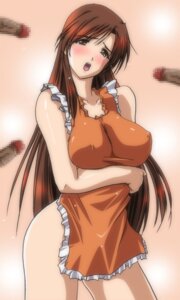 Rating: Explicit Score: 0 Tags: 1girls apron blush breasts brown_eyes brown_hair censored erect_nipples female hang_on_(circle) human kurihara_mari large_breasts male naked_apron nipples open_mouth rule34 straight super_real_mahjong super_real_mahjong_p6 User: bunchy7s