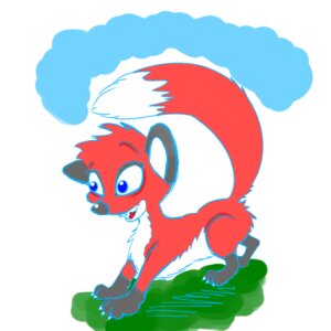 Rating: Safe Score: 0 Tags: 1:1 black_nose blue_eyes canid canine dipstick_tail e621 female feral flakes fox fur gloves_(marking) grass jungledyret_hugo leg_markings mammal markings outside plant red_body red_fox red_fur rita_(jungledyret) simple_background sky socks_(marking) solo tail tail_markings true_fox white_background User: bunchy7s