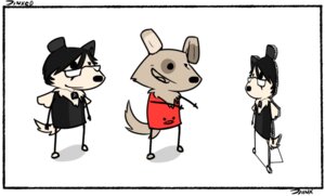 Rating: Safe Score: 0 Tags: 2010 animated animated_comic animated_gif anthro black_body black_eyes black_fur black_hair blah brown_body brown_fur canid canine canis cardboard chelsea_chamberlain chest_tuft clothed clothing comic dialogue dipstick_ears domestic_dog dot_eyes duo e621 ear_markings electronics english_text eyewear fur glasses hair hybrid jewelry jinxed jjiinx_(character) karelian_bear_dog looking_at_another male mammal markings multicolored_body multicolored_ears multicolored_fur necklace open_mouth shirt short_playtime simple_background simple_eyes spitz standing stick_figure syynx tail text topwear tuft usb white_background white_body white_fur wings User: bunchy7s