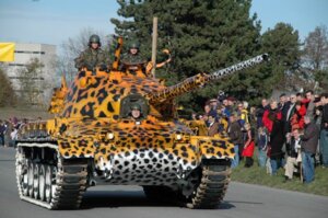 Rating: Safe Score: 0 Tags: armored_vehicle camo e621 felid grandfathered_content group human leopard machine male male_human mammal military not_furry pantherine panzer_68 real tank_(vehicle) tiger tracked_vehicle turret unknown_artist vehicle User: bunchy7s