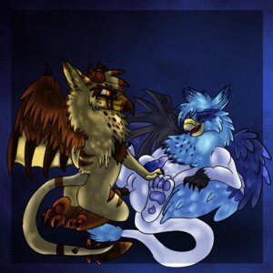 Rating: Explicit Score: 0 Tags: 1:1 anal anal_penetration anthro avian balls beak claws duo e621 erection eyes_closed feathered_wings feathers flak_frozenclaw flalko genitals gryphon knot male male/male male_penetrated male_penetrating male_penetrating_male mythological_avian mythological_creature mythology nude penetration penis prosthetic prosthetic_limb sex tail unknown_artist wings User: bunchy7s