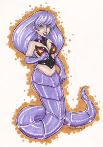 Rating: Safe Score: 0 Tags: 2011 amber_eyes animal_humanoid apode arbok breasts cleavage clothed clothing draconcopode e621 female full-length_portrait generation_1_pokemon gloves hair handwear hi_res humanoid lamia legless lipstick long_hair makeup midriff multicolored_body multicolored_clothing nickyflamingo nintendo pokemon pokemon_(species) portrait purple_hair reptile reptile_humanoid scalie scalie_humanoid serpentine simple_background skimpy snake snake_humanoid solo split_form white_background User: bunchy7s