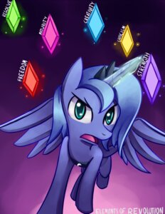 Rating: Safe Score: 0 Tags: blue_body blue_feathers blue_hair crown e621 equid equine feathered_wings feathers female feral friendship_is_magic gradient_background hair hasbro headgear horn long_hair mammal my_little_pony mythological_creature mythological_equine mythology negativefox princess_luna_(mlp) simple_background solo winged_unicorn wings User: bunchy7s