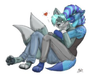 Rating: Safe Score: 0 Tags: 2013 anthro bottomwear breasts canid canine canis clothing cuddling denim denim_bottomwear denim_clothing duo e621 feet female fenni fluffy fluffy_tail frozen_over heart_symbol hindpaw hyena jeans love male mammal multi_tail pants paws romantic romantic_couple sexyspots shirt smile spots spotted_hyena tail tank_top topwear wolf User: bunchy7s