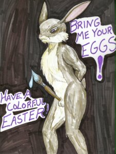 Rating: Explicit Score: 0 Tags: anthro easter easter_bunny male rule34 tagme what xamp User: bunchy7s