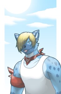 Rating: Safe Score: 0 Tags: anthro blonde_eyebrows blonde_hair blue_body blue_ears blue_fur blue_sky clothed clothing cloud day detailed_background e621 eyebrows fur greenendorf greening grey_eyes grey_nose hair hyena kerchief male mammal neckerchief neckwear outside pillarbox pink_tongue red_clothing red_kerchief red_neckerchief shirt sky solo spotted_hyena tank_top tongue tongue_out toomuchdynamite topwear white_clothing white_shirt white_tank_top white_topwear User: bunchy7s