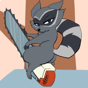 Rating: Questionable Score: 0 Tags: 1:1 ambiguous_gender anthro bedroom_eyes black_nose blue_eyes butt cartoon_hangover chainsaw coco_(doctor_lollipop) doctor_lollipop e621 facial_markings fur grey_body grey_fur groinsaw half-closed_eyes head_markings looking_at_viewer looking_back looking_back_at_viewer mammal markings mask_(marking) narrowed_eyes nude power_tool procyonid queblock raccoon raised_tail ring_(marking) ringed_tail seductive smile solo striped_markings striped_tail stripes tail tail_markings thick_thighs tools User: bunchy7s