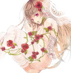 Rating: Questionable Score: 0 Tags: ambiguous_gender ass bangs blonde_hair bondage bow corset fingernails flower hair_flower hair_ornament kokonoe_(saku) lips long_hair nail nails nipples no_panties original red_eyes red_rose ribbon rose rule34 solo thighhighs tied_up white_legwear zettai_ryouiki User: bunchy7s