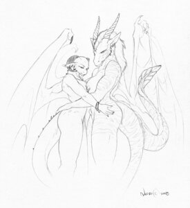 Rating: Explicit Score: 0 Tags: 2008 animal_genitalia anthro bracelet breasts dragon duo e621 ear_piercing ear_ring female genitals gynomorph gynomorph/female horn humanoid_pointy_ears intersex intersex/female jewelry membrane_(anatomy) membranous_wings monochrome multi_tail mythological_creature mythological_scalie mythology necrodrone necrodrone_(character) nipple_piercing nipple_ring nipples non-mammal_breasts non-mammal_nipples nude penis penis_tip piercing pointy_ears ring_piercing scalie sheath side_view signature tail wings User: bunchy7s