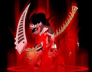 Rating: Safe Score: 0 Tags: 0particle armor black_hair bone clothing cross crown dante's_inferno dante_alighieri digital_media_(artwork) e621 equid equine feral friendship_is_magic full-length_portrait fur glowing hair hasbro headgear hi_res horn horse king_sombra_(mlp) long_hair male mammal melee_weapon my_little_pony mythological_creature mythological_equine mythology occult_symbol open_mouth pentacle pentagram polearm pony portrait red_eyes scythe skull solo spread_legs spreading standing symbol teeth unicorn weapon User: bunchy7s
