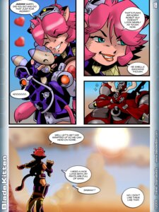 Rating: Safe Score: 0 Tags: 2009 3:4 animal_humanoid anthro armor blade_kitten cat_humanoid cat_tail clothed clothing comic day dialogue digital_media_(artwork) domestic_cat e621 english_text felid felid_humanoid feline feline_humanoid felis female group heart_symbol human humanoid kit_ballard machine mammal mammal_humanoid outside robot sand scarred_for_life skiffy_(blade_kitten) smell smile steve_stamatiadis sun tail teeth text tongue unconvincing_armor User: bunchy7s