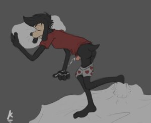 Rating: Explicit Score: 0 Tags: anthro bodily_fluids boxers_(clothing) butt canid canine clothing cum disney e621 eyes_closed feet genital_fluids genitals goof_troop heart_boxers heart_clothing heart_pattern heart_pattern_underwear heart_symbol heart_underwear hindpaw kolossal male mammal max_goof paws penis shirt sleeping solo topwear underwear wet_dream white_clothing white_underwear white_with_red_hearts_underwear User: bunchy7s