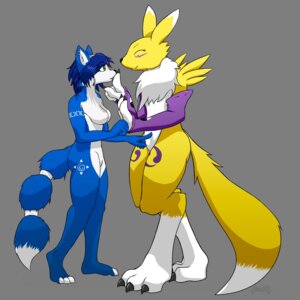 Rating: Safe Score: 0 Tags: 1:1 3_toes alpha_channel anthro bandai_namco barefoot blue_body blue_fur blue_hair breasts canid canine claws clothing crossover digimon digimon_(species) digitigrade dipstick_tail duo e621 eyes_closed feet female fox freefox fur gloves gloves_(marking) green_eyes hair handwear hi_res krystal_(star_fox) leg_markings mammal markings nintendo nude renamon side_view simple_background smile socks_(marking) standing star_fox tail tail_markings toe_claws toes transparent_background white_body white_fur yellow_body yellow_fur User: bunchy7s