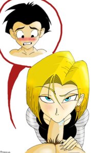 Rating: Explicit Score: 0 Tags: :>= android_18 blonde_hair blue_eyes dragon_ball dragon_ball_z fellatio female green human krillin kuririn male oral penis rule34 straight User: bunchy7s