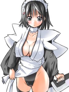 Rating: Questionable Score: 0 Tags: 1girls black_eyes black_hair blush breasts choker cleavage erect_nipples female frills grey_eyes headband iroha large_breasts nagase_haruhito nipples rule34 samurai_shodown skirt_pull snk solo weapon User: bunchy7s