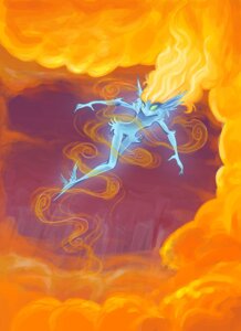Rating: Safe Score: 0 Tags: 5_fingers ambiguous_gender anthro blue_body blue_skin cloud e621 fairy fingers fire flying green_eyes hair in_the_air looking_afar no_pupils noseless nude pointy_feet signature skinny solo spikes swirl swirls sylphid warlord-of-noodles User: bunchy7s
