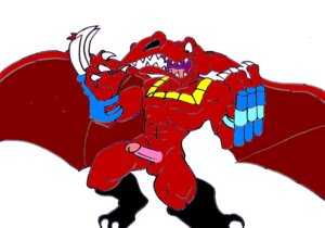Rating: Explicit Score: 0 Tags: abs anthro armor athletic balls biceps biped boots bullzeye claws clothing e621 erection extreme_dinosaurs fangs footwear genitals hi_res humanoid_genitalia humanoid_penis male membrane_(anatomy) membranous_wings muscular muscular_anthro nude open_mouth pecs penis pose prehistoric_species pterosaur red_body red_skin reptile scales scalie shoes solo standing teeth tongue unknown_artist wings User: bunchy7s