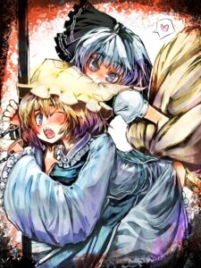 Rating: Questionable Score: 0 Tags: animal_ear biting blonde_hair blue_eyes blush chains cuffs female fox_ear fox_tail handcuffs hat heart highres multi_tail multiple_females multiple_girls open_mouth ran_yakumo ribbon ribbons rule34 saliva short_hair silver_hair tail tails tears touhou ukyo_rst wide_sleeves wince wink youmu_konpaku yuri User: bunchy7s