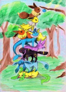 Rating: Safe Score: 0 Tags: 2013 ambiguous_gender black_eyes blue_eyes brown_body brown_fur canid canine e621 eevee eeveelution espeon feral flareon fur generation_1_pokemon generation_2_pokemon generation_4_pokemon glaceon glasses_(pixiv) group jolteon leaf leaf_tail leafeon mammal nintendo open_mouth outside plant pokemon pokemon_(species) red_eyes smile tail tree umbreon vaporeon User: bunchy7s