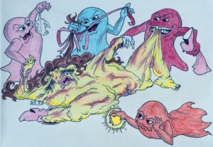 Rating: Explicit Score: 0 Tags: blinky_(pac-man) clyde_(pac-man) female fischgeist ghost inky_(pac-man) ms._pac-man pac-man_(series) pinky_(pac-man) rule34 tagme User: bunchy7s