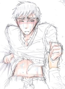 Rating: Explicit Score: 0 Tags: 1boy clothed gregory_house house human james_wilson male male_only no_visible_genitalia one_eye_closed rule34 shirt_lift sketch solo tears User: bunchy7s