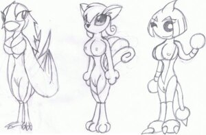 Rating: Explicit Score: 0 Tags: black_nose breasts claws closed_mouth female female_only fur furry_breasts furry_tail greyscale hitmontop interspecies monochrome multi_tail multiple_females nintendo nipples nude pokemon pokemon_(species) raised_tail rule34 rule_63 sketch smile standing straight_hair tail taillow tails vulpix white_background User: bunchy7s