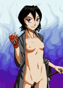 Rating: Explicit Score: 0 Tags: bleach breasts female female_only gloves kuchiki_rukia open_clothes pointy_chin pubic_hair rule34 small_breasts small_nipples spidu sword tagme User: bunchy7s