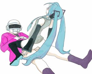Rating: Explicit Score: 0 Tags: 1boy 1girl aqua_hair aqua_nails aqua_necktie ass bare_shoulders black_sleeves boots bottomless closed_eyes clothed_sex cowgirl_position crossover daft_punk detached_sleeves female formal girl_on_top grey_shirt hatsune_miku headphones helmet hetero jacket long_hair long_sleeves lying male nail_polish necktie no_pants on_back pants penis pink_jacket real_person robot rule34 ryuko_azuma sex shijuuhatte shirt simple_background sketch sleeveless sleeveless_shirt socks straddling straight suit thigh_boots thighhighs thomas_bangalter tied_hair twintails uncensored vaginal very_long_hair vocaloid white_background zettai_ryouiki User: bunchy7s