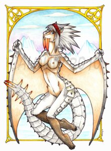 Rating: Explicit Score: 0 Tags: 2010 anthro barioth blue_eyes border breasts calolily capcom claws dragon e621 european_mythology female flying flying_wyvern hi_res looking_at_viewer membrane_(anatomy) membranous_wings monster_hunter mythological_creature mythological_scalie mythology navel nipples non-mammal_breasts non-mammal_nipples nude pseudowyvern scalie solo spikes spikes_(anatomy) tail toe_claws tusks western_dragon white_border wing_spikes wings wyvern User: bunchy7s