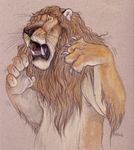 Rating: Safe Score: 0 Tags: 2006 cara_mitten claws e621 felid lion male mammal open_mouth pantherine scared solo teeth toony yellow_eyes User: bunchy7s