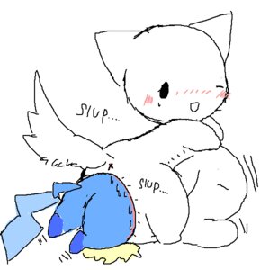 Rating: Explicit Score: 0 Tags: 1:1 2009 amu_(nattya) anus belly belly_on_ground big_belly blue_body blue_tail blush blush_lines bodily_fluids body_outline duo e621 fakemon fan_character female female_pred feral fluffy fluffy_tail frost_wolf fur generation_1_pokemon genital_fluids genitals happy head_first huge_belly lying mammal monotone_background monotone_body monotone_fur nattya nintendo on_front one_eye_closed open_mouth partially_inside pikachu pokemon pokemon_(species) resting_on_belly rodent same_size_vore simple_background tail unbirthing urine vaginal vaginal_fluids vore vulva white_background white_body white_fur white_tail x_anus User: bunchy7s