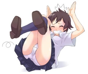 Rating: Questionable Score: 0 Tags: black_kneehighs black_legwear blouse blush brown_hair cameltoe closed_eyes dojikko fallen_down falling fell_down female footwear fountain's_square hagiya_masakage kneehighs konno_makoto labia miniskirt panties pantyshot pleated_skirt pussy rule34 school_uniform seifuku serafuku shoes short_hair skirt socks solo the_girl_who_leapt_through_time toki_wo_kakeru_shoujo underwear white_panties User: bunchy7s