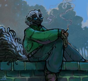 Rating: Safe Score: 0 Tags: anthro black_body black_fur cigarette clothed clothing detailed_background e621 eyewear fur glasses hair male mammal mephitid oce skunk smoke smoking solo striped_skunk tail toony white_body white_fur white_hair User: bunchy7s Rating: Safe Score: 0 Tags: anthro black_body black_fur cigarette clothed clothing detailed_background e621 eyewear fur glasses hair male mammal mephitid oce skunk smoke smoking solo striped_skunk tail toony white_body white_fur white_hair User: bunchy7s