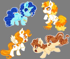 Rating: Safe Score: 0 Tags: 2011 alpha_channel blue_eyes blue_hair bracelet brown_eyes brown_hair candycorn_(character) chocolate_chip_(character) cutie_mark e621 equid equine fan_character feathered_wings feathers female feral freckles group hair hasbro honeycomb_(character) horn jewelry looking_at_viewer mammal multicolored_hair my_little_pony mythological_creature mythological_equine mythology ocean_ripple_(character) open_mouth orange_eyes orange_hair pegasus quadruped scarf simple_background smile sprits tail transparent_background two_tone_hair unicorn wings User: bunchy7s