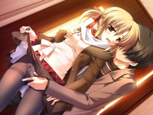 Rating: Explicit Score: 0 Tags: blonde_hair blush breast_grab breasts female mashiro_botan panties pantyhose rule34 shiraishi_yukana thighband_pantyhose tied_hair twintails underwear User: bunchy7s