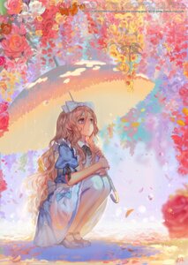 Rating: Safe Score: 0 Tags: accessory alice_in_wonderland alphonse_(white_datura) blonde_hair blue_eyes bow_(feature) bow_accessory bow_ribbon clothing cover cover_art cover_page crouching dreww e621 english_text female flower footwear hair hair_accessory hair_bow hair_ribbon human mammal plant ribbons shoes solo text umbrella User: bunchy7s
