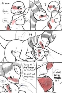 Rating: Explicit Score: 0 Tags: 2012 2:3 ampharos anal anal_penetration anthro blush bodily_fluids charmander clothed clothing comic cum dialogue digital_drawing_(artwork) digital_media_(artwork) dominant duo e621 english_text erection fresnel_(buyobutt) from_front_position generation_1_pokemon generation_2_pokemon genital_fluids genitals haychel hi_res larger_dom lying male male/male male_penetrated male_penetrating male_penetrating_male mike_the_charmander missionary_position monochrome mostly_nude multiple_scenes nintendo on_back penetration penis pmd-explorers pokemon pokemon_(species) scarf sex shuddering size_difference tail tapering_penis tears text User: bunchy7s