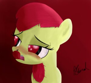 Rating: Safe Score: 0 Tags: 2012 apple_bloom_(mlp) e621 earth_pony equid equine female feral friendship_is_magic hair hasbro horse mammal my_little_pony pony red_hair solo vendetatj young young_feral User: bunchy7s