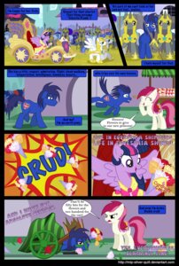 Rating: Safe Score: 0 Tags: 2013 absurd_res armor blue_eyes blue_hair brown_eyes chariot_(vehicle) clutterstep_(oc) comic crystal_pony_(mlp) cutie_mark dialogue e621 earth_pony english_text equid equine fan_character feathered_wings feathers female feral flower friendship_is_magic group hair hasbro headgear helmet hi_res horn horse mammal melee_weapon minuette_(mlp) mlp-silver-quill multicolored_hair my_little_pony mythological_creature mythological_equine mythology pegasus plant polearm pony purple_eyes purple_hair red_hair rose_(mlp) royal_guard_(mlp) spear text two_tone_hair unicorn weapon winged_unicorn wings User: bunchy7s