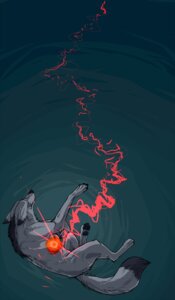 Rating: Safe Score: 0 Tags: abstract_background ambiguous_gender canid canine canis e621 falling feral gradient_background hi_res howlart hywel lightning_bolt magic mammal markings pawpads paws simple_background solo tail wolf zap! User: bunchy7s