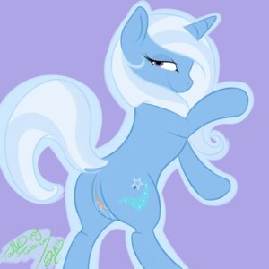 Rating: Explicit Score: 0 Tags: 1:1 2013 blue_body blue_fur bodily_fluids butt cutie_mark e621 english_text equid equine female feral friendship_is_magic fur genital_fluids genitals hair hasbro horn inviting lildooks looking_at_viewer looking_back mammal multicolored_hair my_little_pony mythological_creature mythological_equine mythology purple_background purple_eyes raised_tail simple_background smile solo tail text trixie_(mlp) two_tone_hair unicorn vaginal_fluids vulva User: bunchy7s