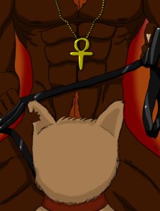 Rating: Explicit Score: 0 Tags: abs ankh anthro anubian_jackal anubis body_hair brown_body brown_skin canid canine canis chest_hair close-up collar deity duo e621 eccentricity egyptian egyptian_mythology fellatio fur headshot_portrait hi_res jackal jewelry male male/male male_penetrated male_penetrating male_penetrating_male mammal middle_eastern_mythology muscular mythology necklace nipples nude oral penetration penile portrait sex shinobiokami solo_focus tan_body tan_fur torso_shot User: bunchy7s
