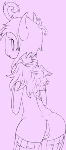 Rating: Explicit Score: 0 Tags: anthro anthrofied anus backsack balls butt cloak clothed clothing crossdressing digital_media_(artwork) e621 femboy generation_6_pokemon genitals ghost hi_res horn legwear male monochrome nintendo perineum pokemon pokemon_(species) pokemorph presenting presenting_hindquarters pumpkaboo shy solo spirit stockings teeth thigh_highs unfinished xxmysteryxx young young_anthro young_male User: bunchy7s