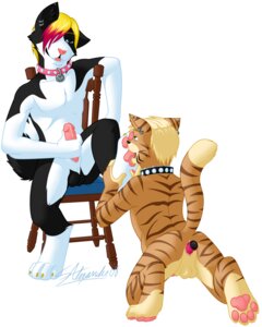 Rating: Explicit Score: 0 Tags: 2008 4_toes anal anal_masturbation anal_penetration animal_genitalia anthro backsack balls bent_over blue_eyes claws collar digital_media_(artwork) digitigrade dildo duo e621 erection eye_contact feet felid foot_fetish foot_lick foot_play genitals green_eyes hair hindpaw holding_penis humanoid_genitalia humanoid_penis licking looking_at_another male male/male male_penetrated male_penetrating male_penetrating_male mammal masturbation nude object_in_ass paws penetration penile penile_masturbation penis piercing pink_dildo raised_tail sex sex_toy sex_toy_in_ass sex_toy_insertion sheath short_hair sitting tail toe_claws toes tongue tongue_out toying_self vibrator vibrator_in_ass xanderiffic User: bunchy7s